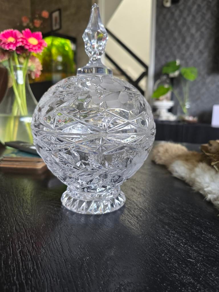 Cristallen snoep pot, Antiek en Kunst, Ophalen of Verzenden