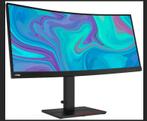 ThinkVision T34w-20 - curved, Computers en Software, Monitoren, IPS, Nieuw, Lenovo Thinkvision, Quad HD (2K)