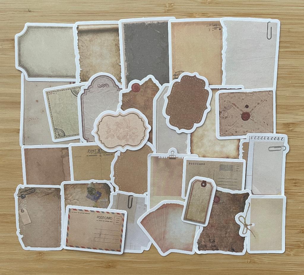 Labels voor kadootjes, journaling, scrapbooking stickers, Verzenden, Nieuw, Meerdere stickers