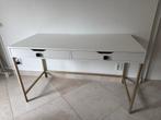 DIY Alex bureau (IKEA) met gouden poten, Ophalen of Verzenden, Zo goed als nieuw, Bureau