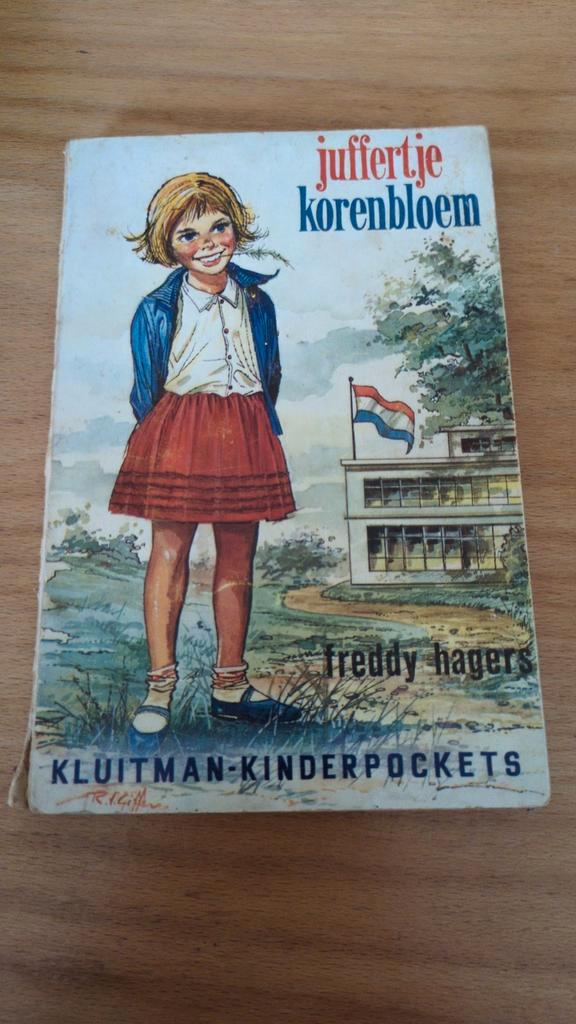 Juffertje Korenbloem - Freddy Hagers, Boeken, Kinderboeken | Jeugd | onder 10 jaar, Gelezen, Fictie algemeen, Ophalen of Verzenden