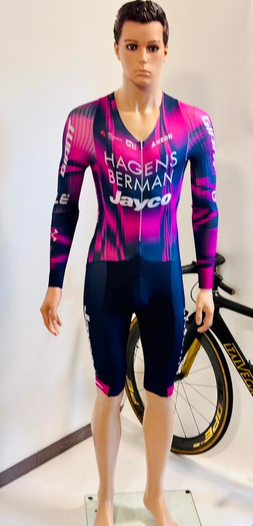 Wielrenkleding tijdritpak snelpak speedsuit maat M Giant Ale, Ophalen of Verzenden, Zo goed als nieuw, Bovenkleding, Heren