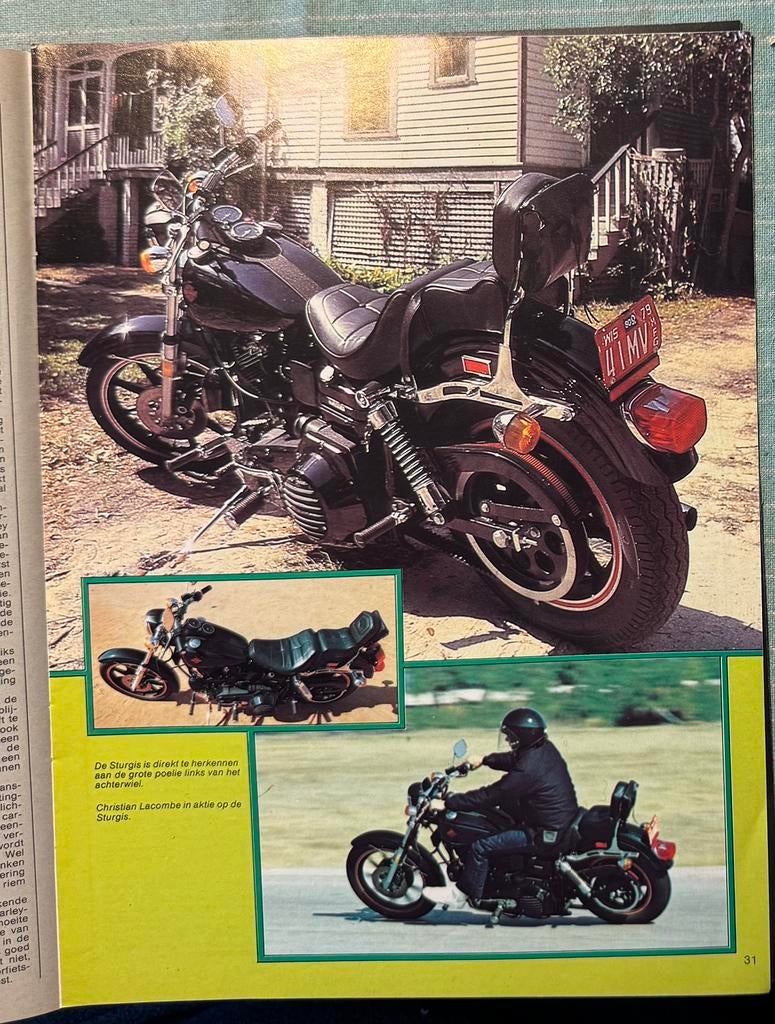 Test 1980 Harley Davidson Sturgis, Verzenden, Zo goed als nieuw