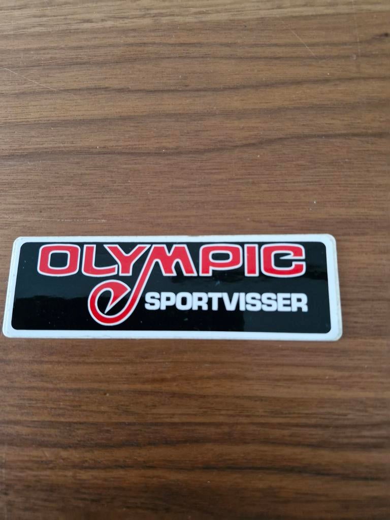 6423 Olympic Sportvisser sticker, Watersport en Boten, Ophalen of Verzenden