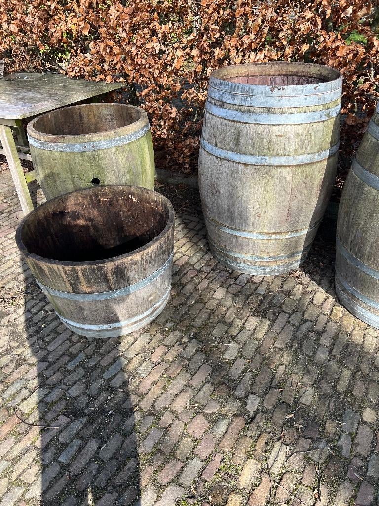 plantenbakken, Tuin en Terras, Bloembakken en Plantenbakken, Ophalen, Gebruikt, Rond, 60 cm of meer