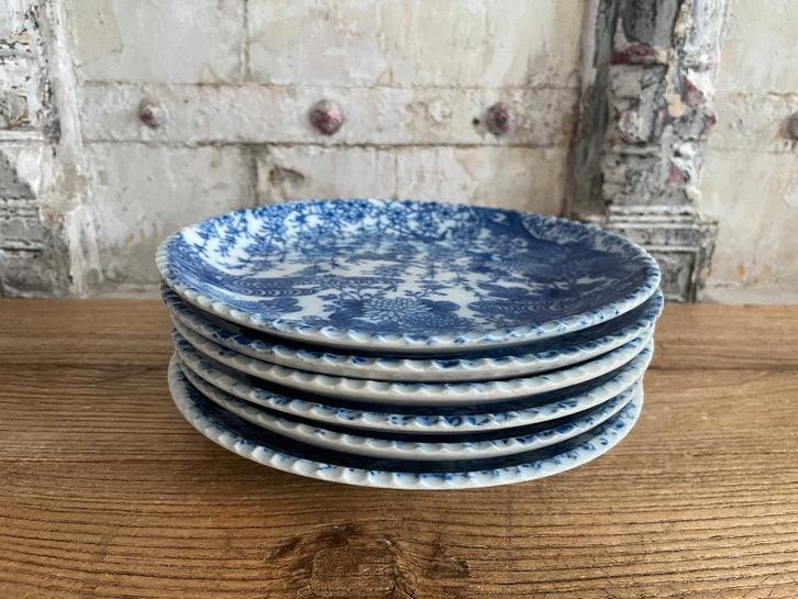 Antieke borden - Porselein - Japan - 1900 Tezuka Kinsei, Antiek en Kunst, Antiek | Servies compleet, Ophalen of Verzenden