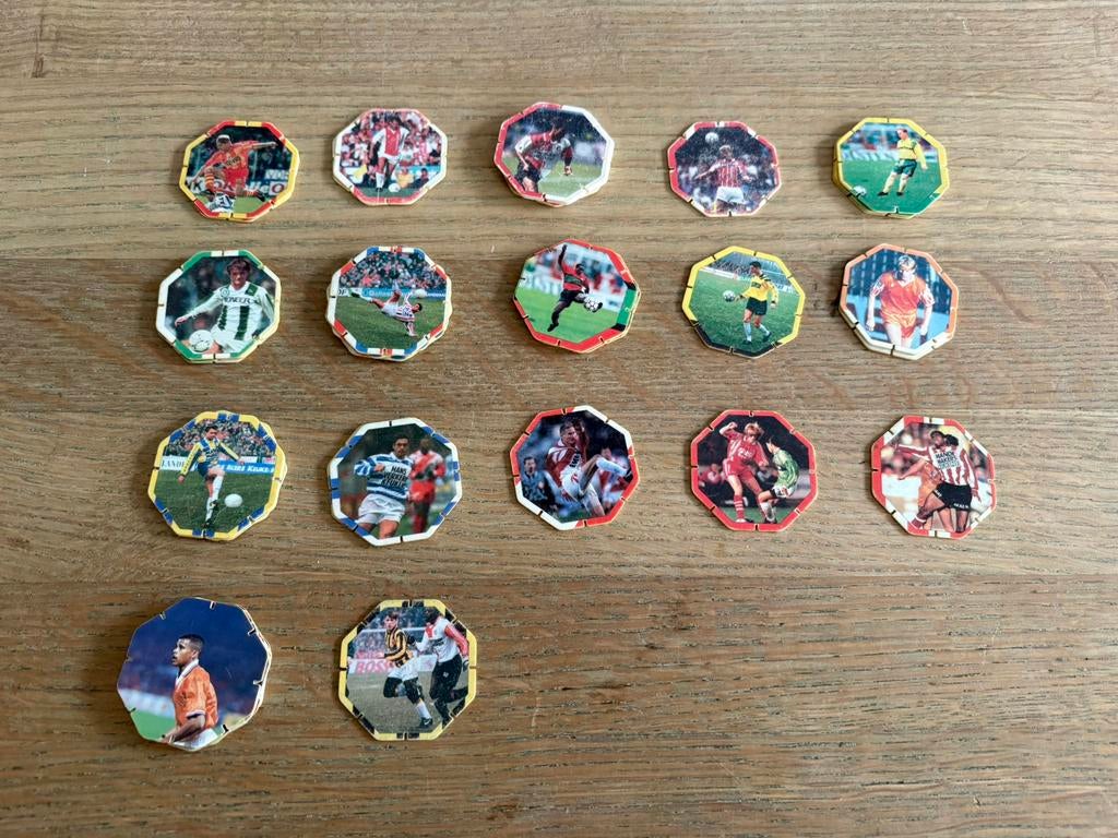 Vintage set voetbal Flippo’s inclusief EK 1996, Verzamelen, Ophalen of Verzenden