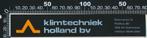 Sticker: Klimtechniek Holland - Doetinchem, Ophalen of Verzenden, Zo goed als nieuw, Bedrijf of Vereniging