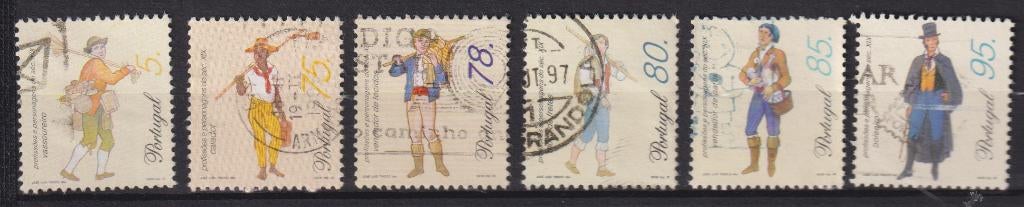 Portugal 1998 Klederdracht, Postzegels en Munten, Postzegels | Thematische zegels, Verzenden, Gestempeld, Overige thema's