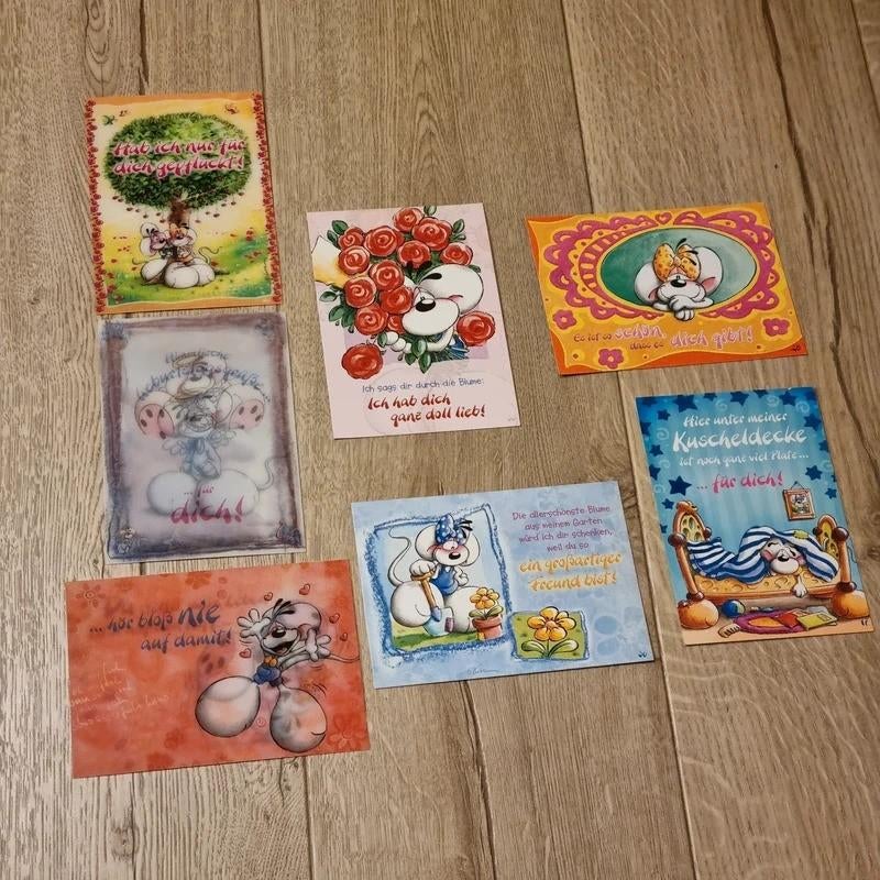 Diddl Duitse Effectkarten, Verzamelen, Diddl, Ophalen of Verzenden, Diddl, Zo goed als nieuw, Papier, Kaart of Schrift