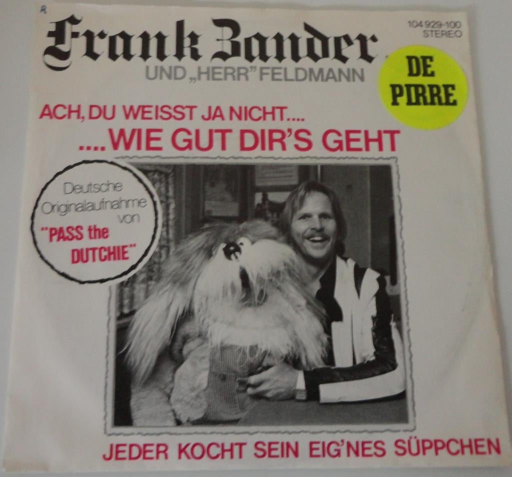 Frank Zander & Herr Feldmann > Ach du weisst ja nichts wie, Gebruikt, 7 inch, Single, Ophalen of Verzenden