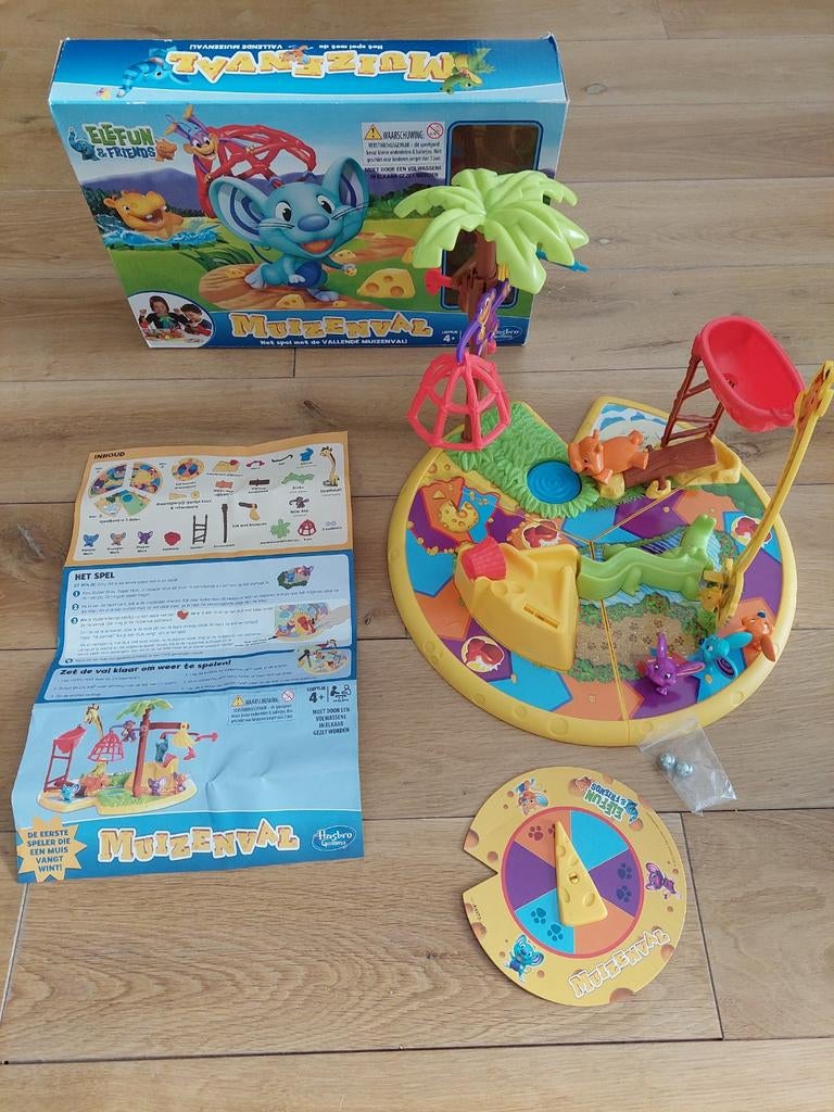 Leuk spel Hasbro Muizenval compleet met doos en handleiding, Kinderen en Baby's, Speelgoed | Overig, Zo goed als nieuw, Jongen of Meisje