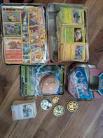 Pokemon kaarten blik en munten, Ophalen of Verzenden
