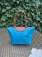 Longchamp le Pliage tas | blauw | maat L, Ophalen, Zo goed als nieuw, Blauw, Handtas