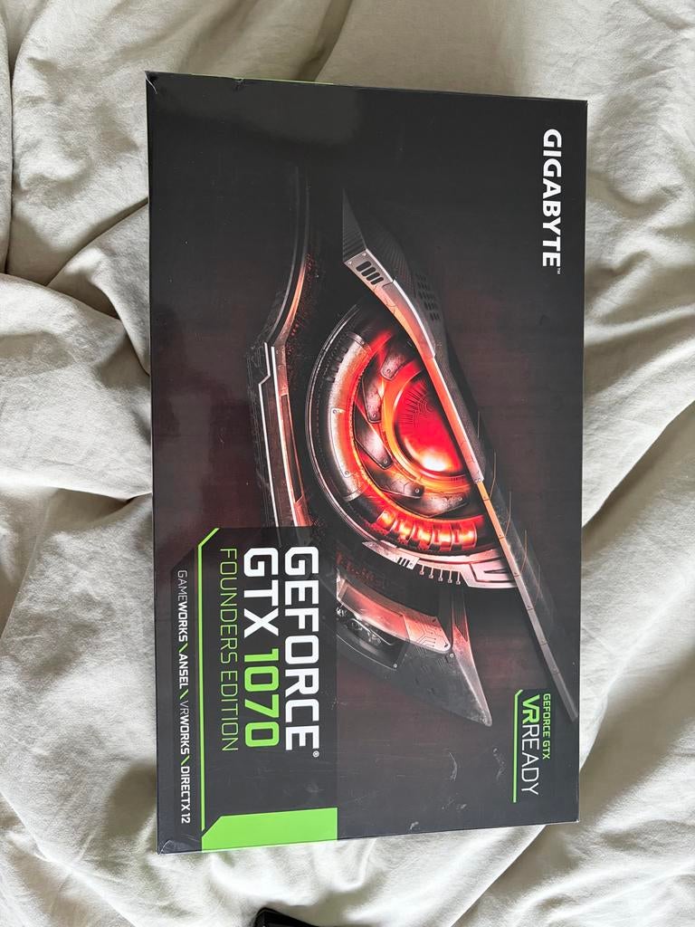 Nvidia GeForce GTX 1070 Founders Edition, PCI-Express 3, Gebruikt, HDMI, Ophalen of Verzenden