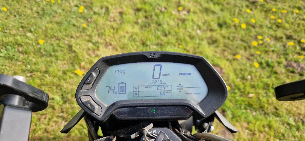 Zero Motorcycles FX project, Ophalen, Gebruikt