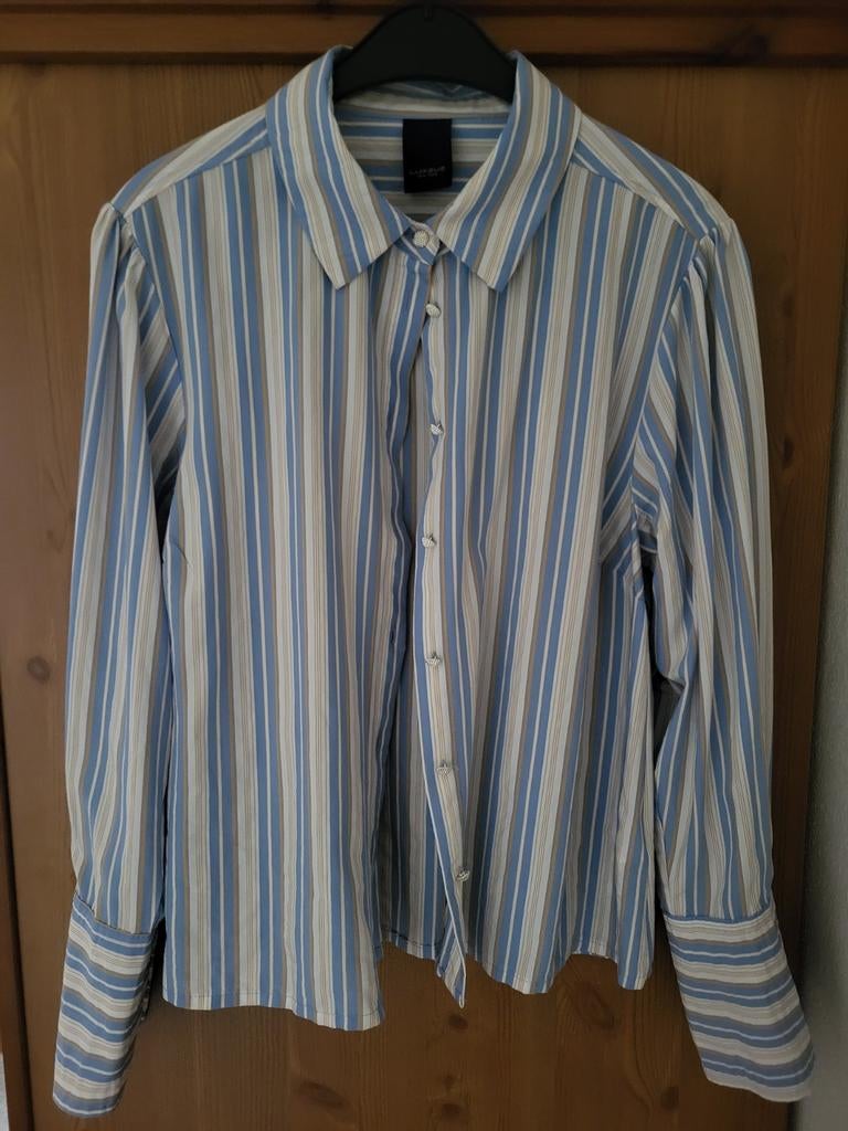 Gestreept Blouse van Luxzuz - Maat L, Kleding | Dames, Maat 38/40 (M), Blauw, Ophalen of Verzenden, Zo goed als nieuw