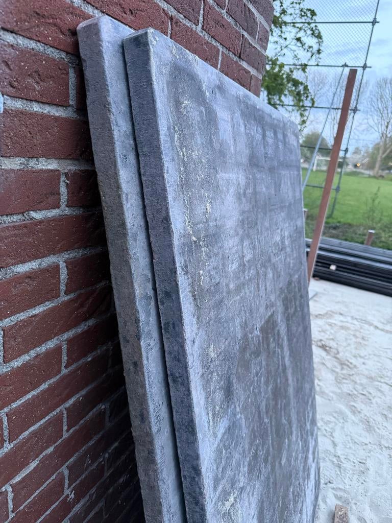2 Steenschotten van massief kunststof, Tuin en Terras, Ophalen, Gebruikt, Kunststof