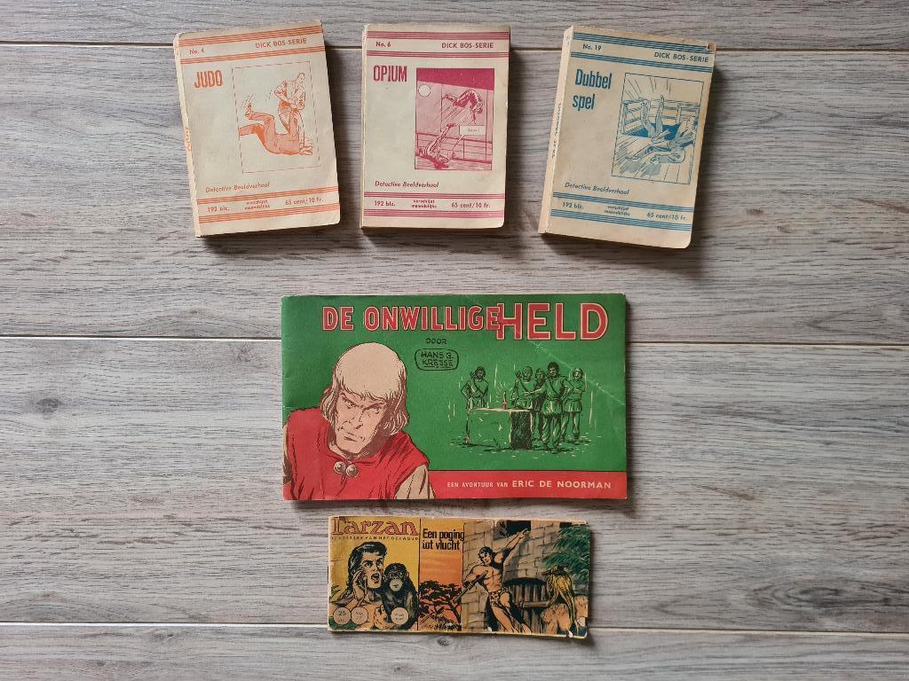 Antieke stripboeken, Boeken, Stripboeken, Meerdere stripboeken, Ophalen of Verzenden, Gelezen