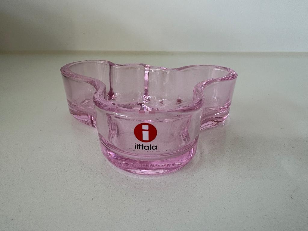 Iittala Aalto schaaltje 98 mm pink, Ophalen of Verzenden, Overige stijlen, Glas, Schaal of Schalen