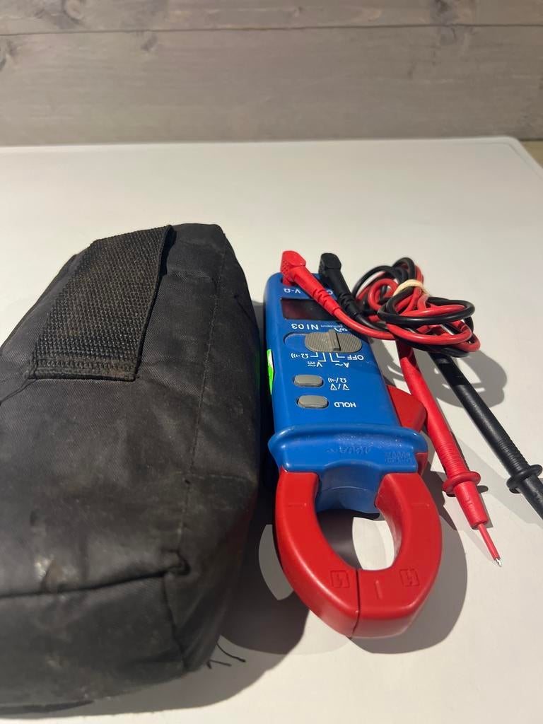 Digitale Stroomtang Multimeter met Meetkabels en Tas, N, Ophalen of Verzenden, N, N