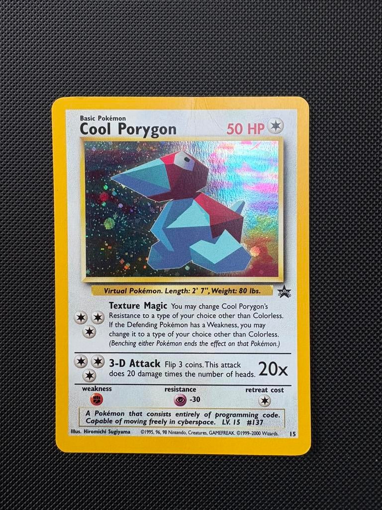 Cool Porygon holo 15 promo wizards of the coast, Ophalen of Verzenden, Zo goed als nieuw