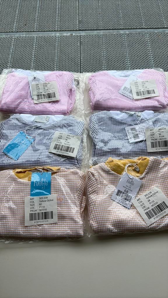 Feetje Pyjama Wafel Mix Partij - 6x, Ophalen of Verzenden, Zo goed als nieuw
