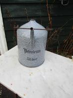 emaille - petroleumkan, Ophalen