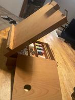 Houten schilderkist met ingebouwde ezel, Ophalen, Gebruikt, Ezel