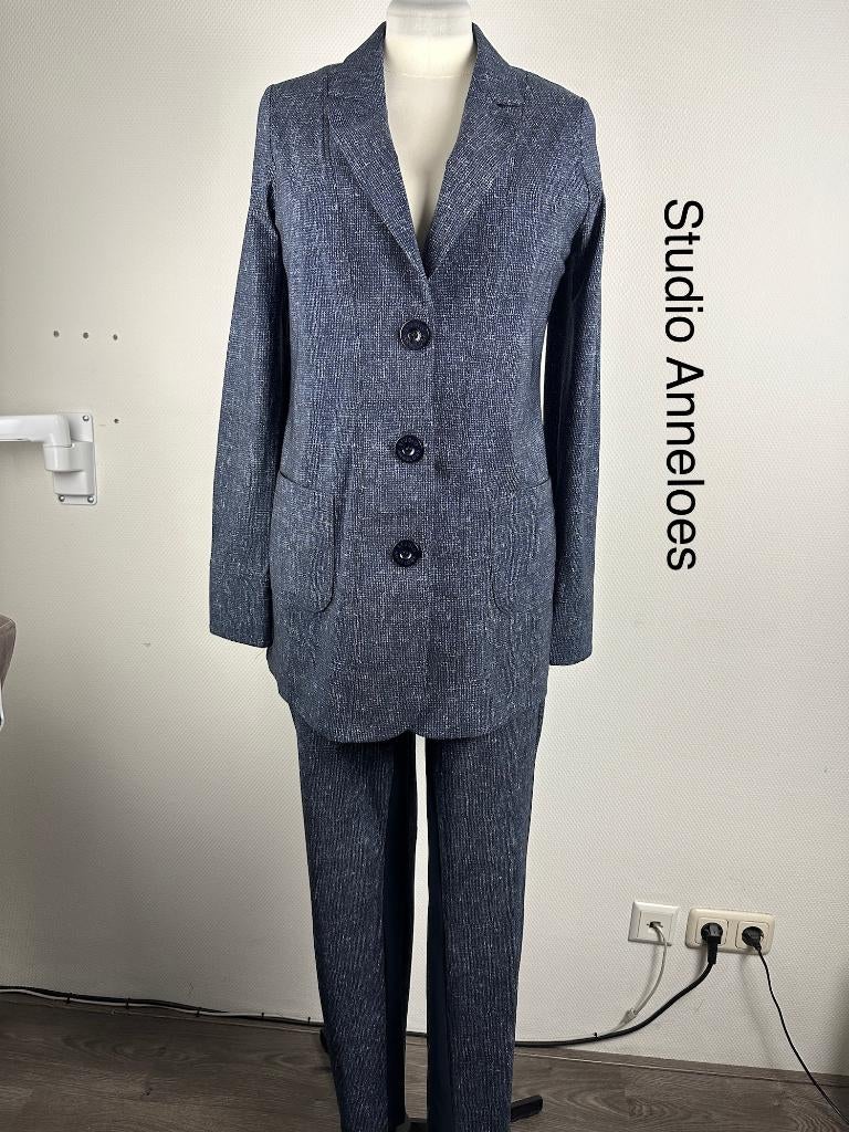 Studio Anneloes Broekpak  (mt: 42) 33,6/9954, Studio Anneloes, Blauw, Studio Anneloes, Maat 42/44 (L)
