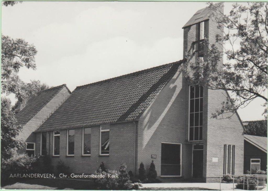Aarlanderveen. (ZH) Chr. Gereformeerde kerk., Verzenden, 1960 tot 1980, Ongelopen, Zuid-Holland