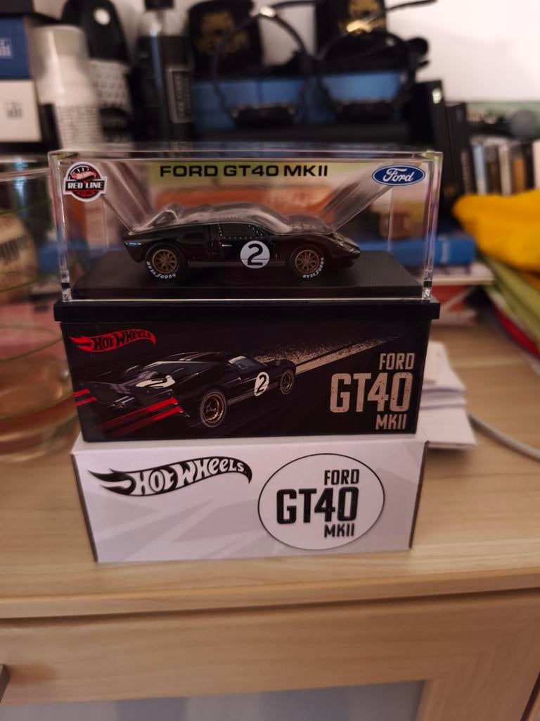Hot Wheels RLC Ford GT40, Ophalen of Verzenden, Zo goed als nieuw, Auto