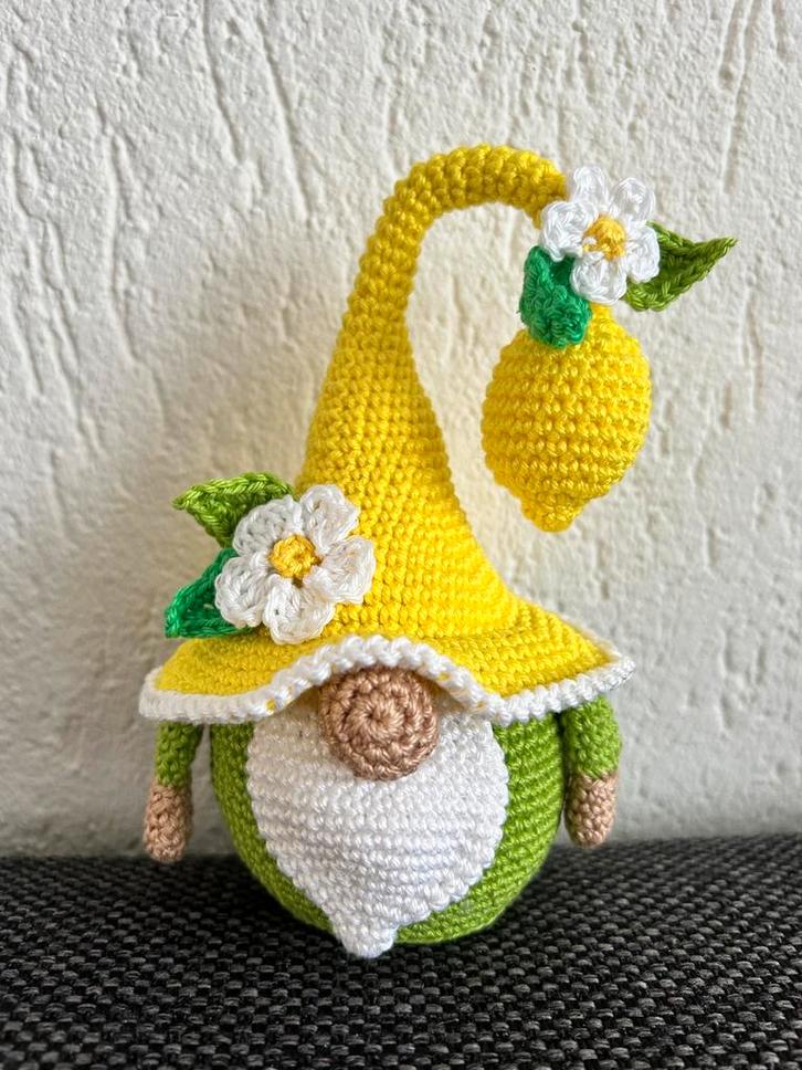 Grote citroenkabouter, Kinderen en Baby's, Speelgoed | Knuffels en Pluche, Nieuw, Ophalen of Verzenden