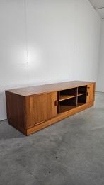 Vintage dressoir/roomdivider roldeuren teak, Ophalen of Verzenden, Huis en Inrichting