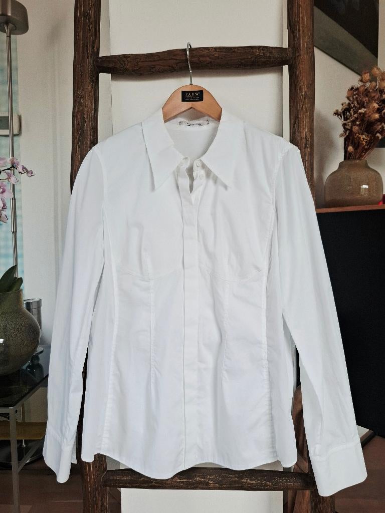 Dorothee Schumacher blouse maat 38/40 twv € 399 nieuw, Maat 38/40 (M), Verzenden, Wit, Pauw
