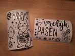 Statische herbruikbare raamstickers thema pasen, Huis en Inrichting, Ophalen of Verzenden, Nieuw