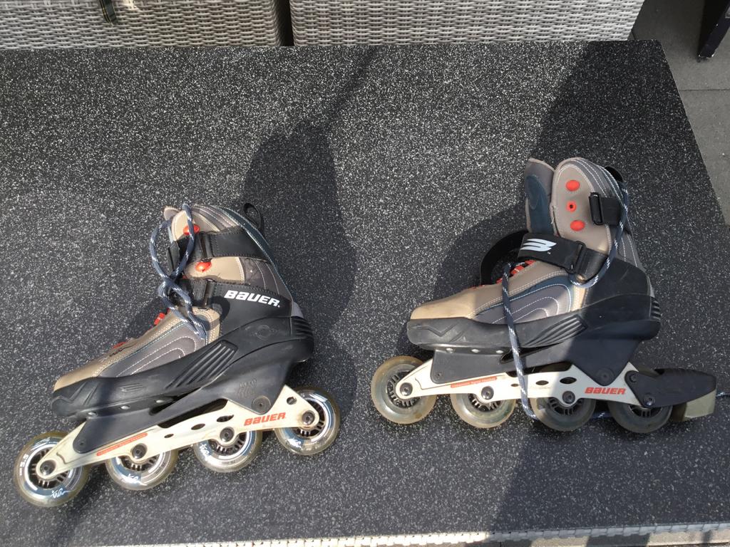 Bauer inline skates, Ophalen, Gebruikt, Bauer, Inline skates 4 wielen