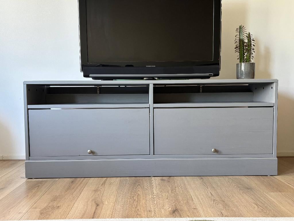 IKEA HAVSTA tv meubel grijs, Ophalen, Gebruikt, 150 tot 200 cm, Minder dan 100 cm