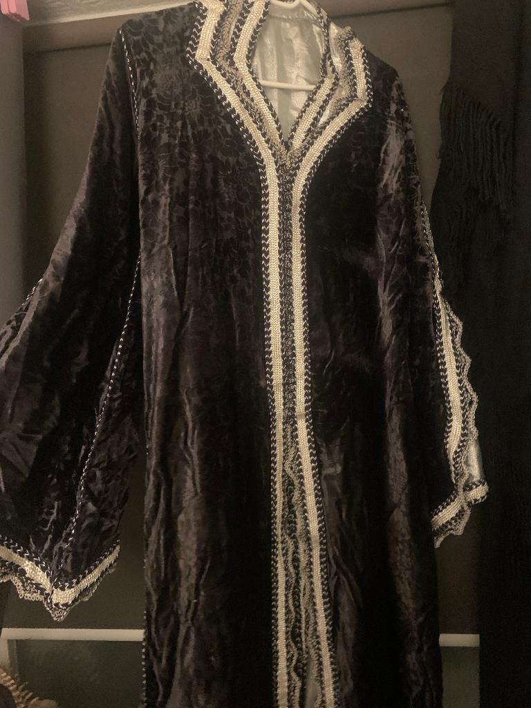 Marokkaanse caftan, Overige typen, Blauw, Ophalen, Maat 38/40 (M)