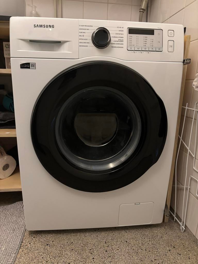 Samsung EcoBubble Wasmachine 8 kg, Witgoed en Apparatuur, Wasmachines, Ophalen, 1200 tot 1600 toeren, Gebruikt, 8 tot 10 kg