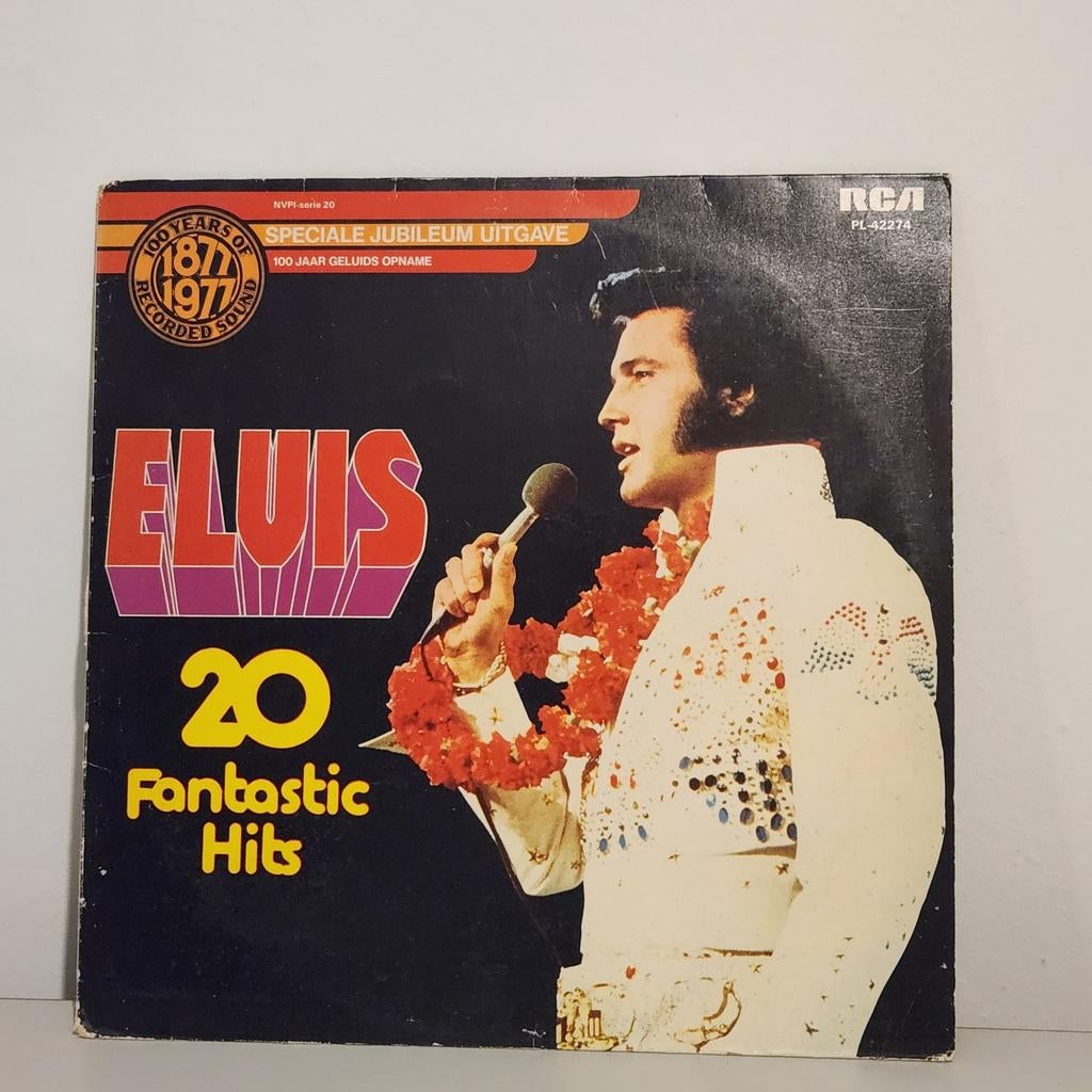 Elvis Presley - 20 Fantastic Hits LP (1977), Gebruikt, Ophalen of Verzenden, 1970 - 1979, Complilatie