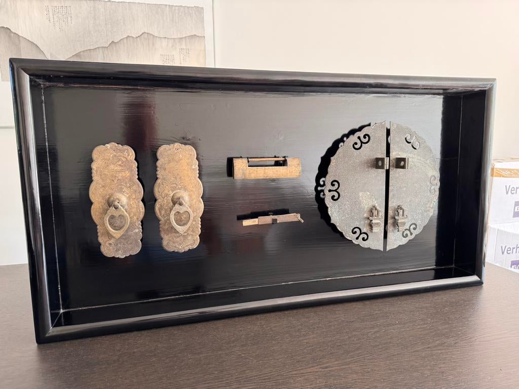 Decoratief eanddecoratie, authentiek Chinees beslag, Ophalen, Zo goed als nieuw