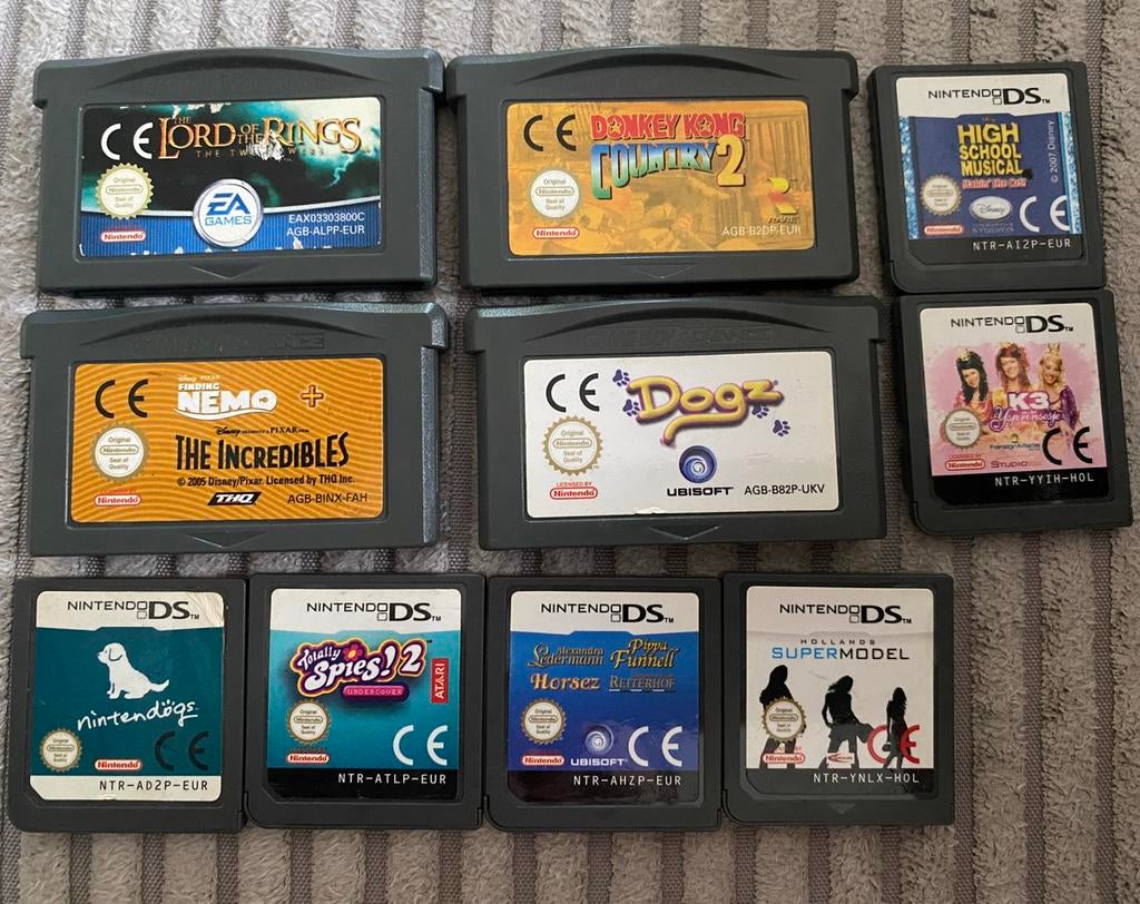 Nintendo ds spellen oa donkey kong, Spelcomputers en Games, Games | Nintendo Game Boy, Avontuur en Actie, 1 speler, Ophalen of Verzenden
