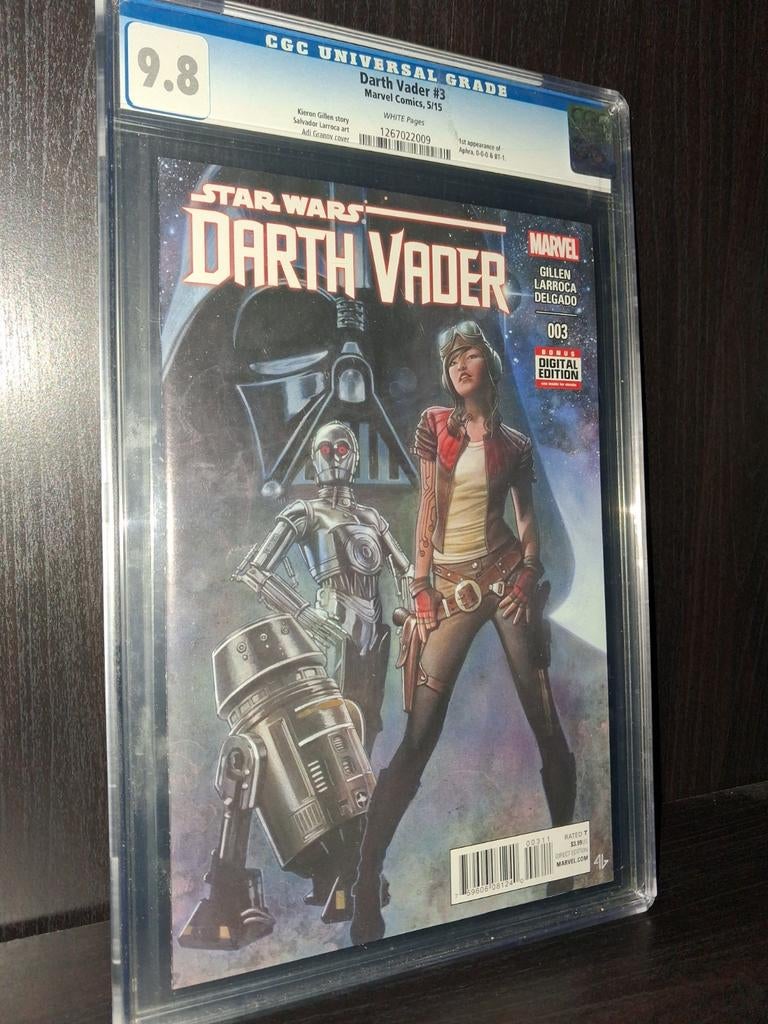 Star Wars Darth Vader #3 CGC 9.8 - 1e verschijning Aphra, Boeken, Eén comic, Amerika, Kieron Gillen, Salvador Larroca, Ophalen of Verzenden