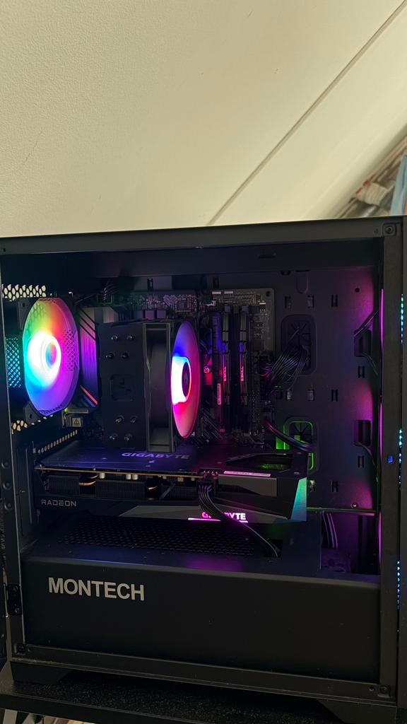 Game Pc Rx 7600 gpu Ryzen Cpu, Ophalen, Zo goed als nieuw, Gaming, SSD