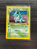Nidoqueen 7/64 First editie holo, Ophalen of Verzenden, Zo goed als nieuw, Losse kaart, Foil