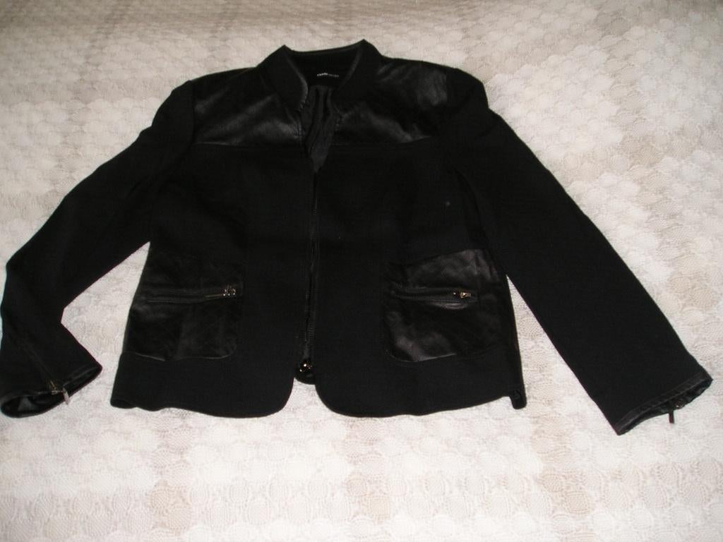 prachtig apart zwart jasje Frank Walder maat 42, Kleding | Dames, Ophalen, Zwart, Maat 42/44 (L), Zo goed als nieuw