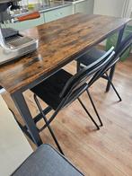 Bartafel met krukken, Ophalen, Gebruikt, Inclusief barstoelen