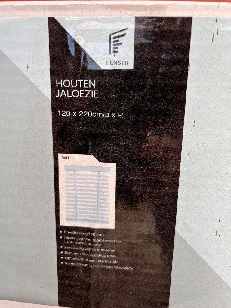 Jaloezie 120 bij 220 nieuw, Radiator, Minder dan 60 cm, Ophalen of Verzenden, Zo goed als nieuw