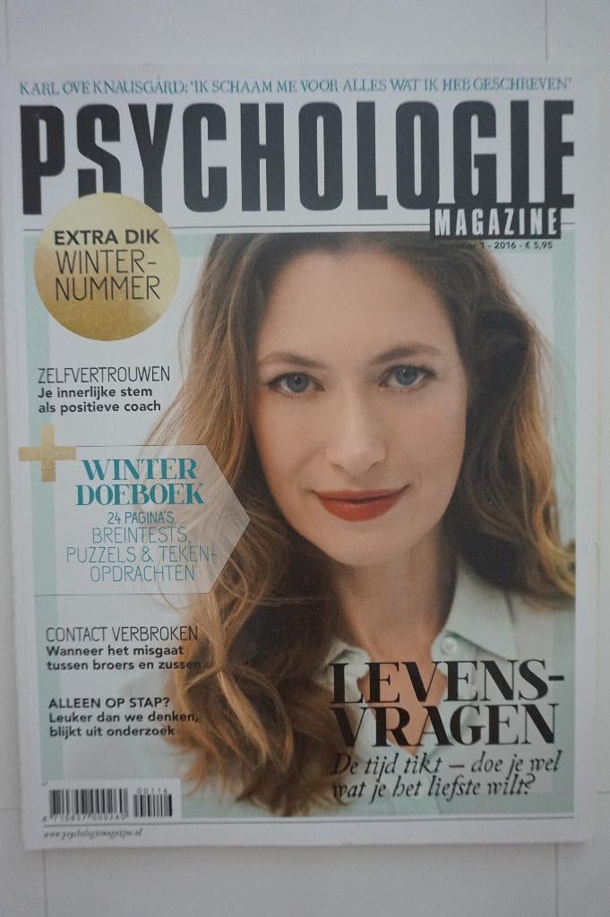 Psychologie magazine / tijdschrift - levensvragen, Boeken, Tijdschriften en Kranten, Ophalen of Verzenden, Zo goed als nieuw, Lichaam en Geest
